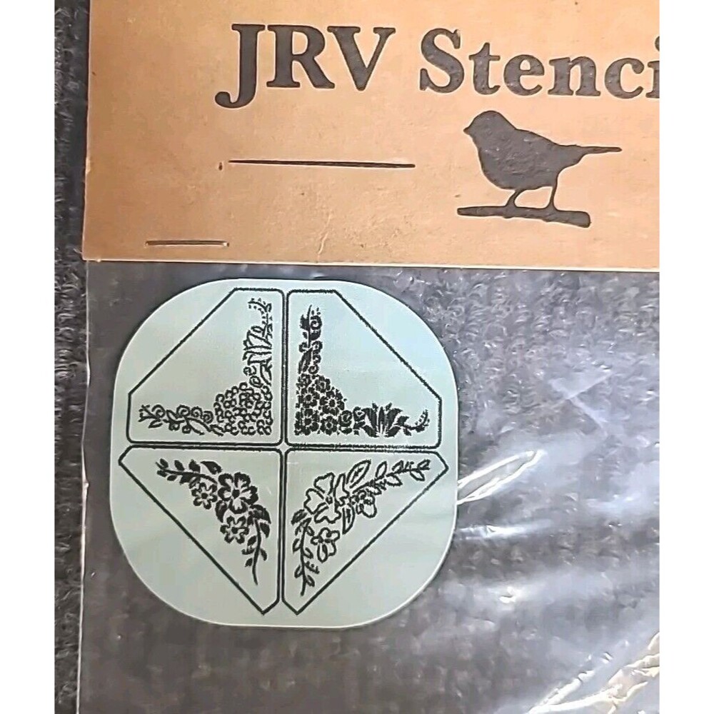 NEW JRV 15mil Reusable "Corner Bundle" Set Of 4 Stencils 11x7